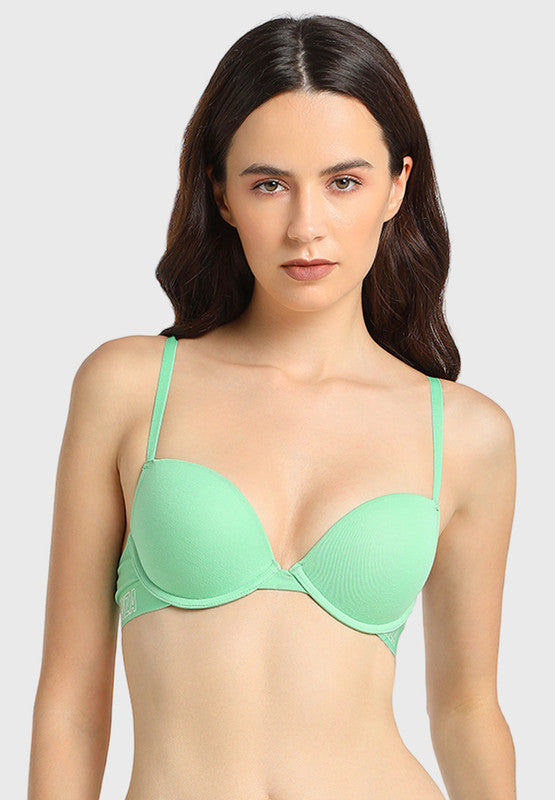 La Senza also offers non-pushup bras with full coverage.Perfect