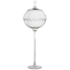 Tall Glass Lidded Bonbon Jar