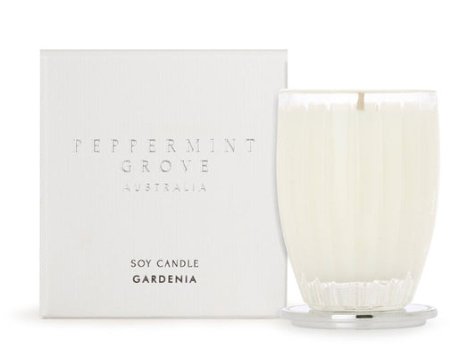 Peppermint Grove Gardenia Aroma Candle Grey  60Gr