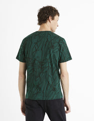 Celio Casual Crew Neck T-Shirt - Green