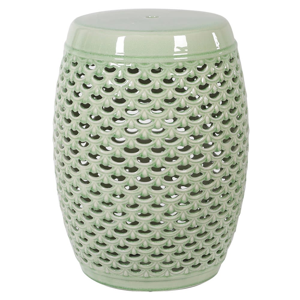 Dwell Celadon Ceramic Stool