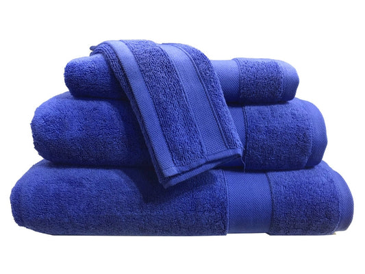 Hotel Royal Living Supima Wash Towel - Blue