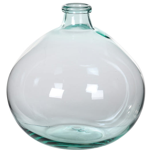 Dwell Small Recycled Glass Vase - Green