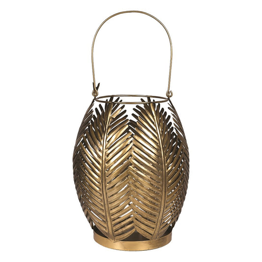 Dwell Palm Leaf Oval Lantern