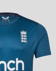 England Cricket Women Training Short Sleeve Tee - Blue