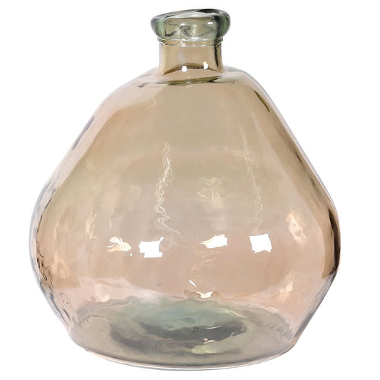 Dwell Eco Pale Amber Bottle Vase