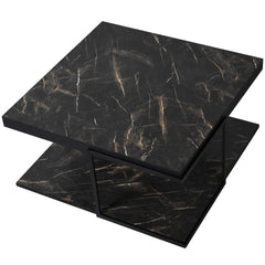 Dwell Faux Black Marble Coffee Table