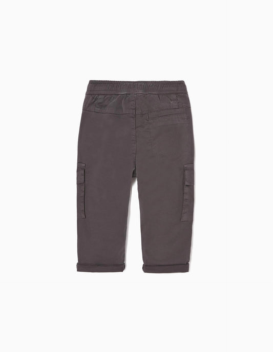 Zippy Baby Boys Cargo Trousers In Cotton