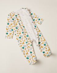 Zippy Baby Boy Pack Of Three Long-Sleeved Sleepsuits