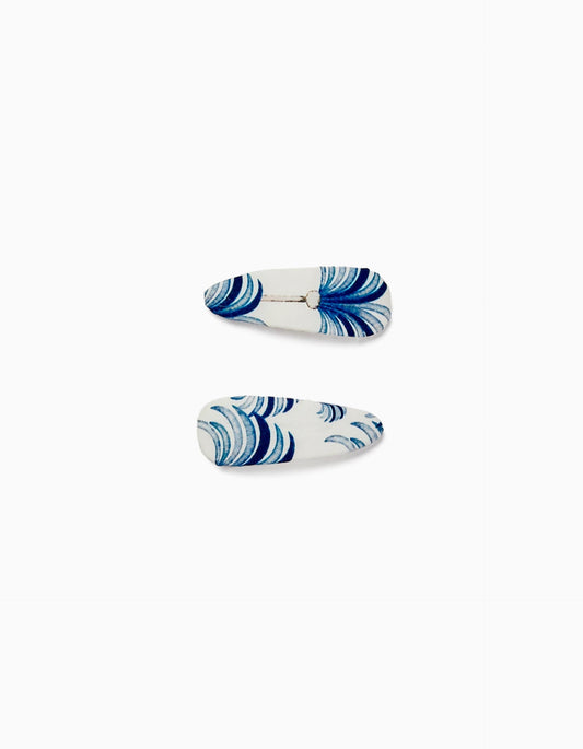 Zippy 2-Pack Hair Clips For Babies And Girls Palm Trees