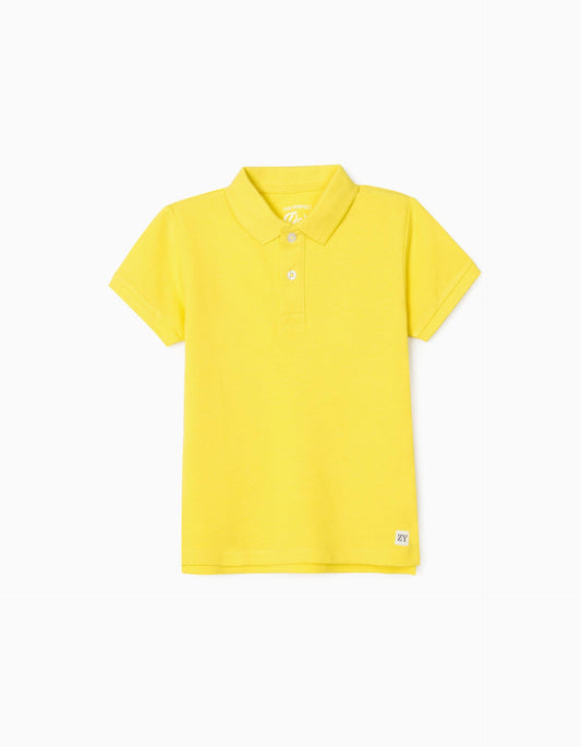 Zippy Boys Yellow Short Sleeve Polo Shirt