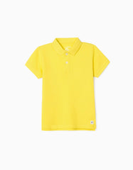 قميص بولو أصفر بأكمام قصيرة للأولاد من Zippy