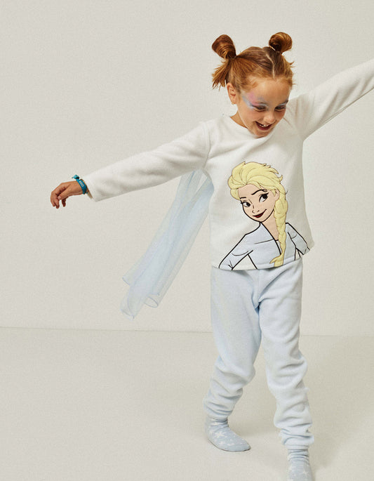Zippy Girls Elsa Polar Pyjamas With Removable Cape