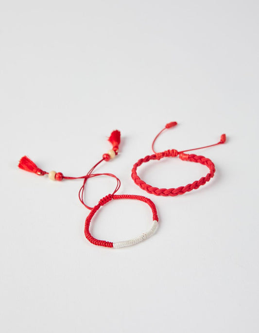 Zippy 2 Bracelets For Girls, Red
