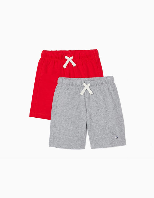 Zippy Boys Pack Of Two Pairs Of Jersey Knit Shorts