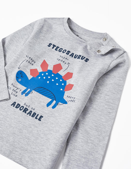 Zippy Baby Boys 'Stegosaurus' Long-Sleeve Cotton T-Shirt