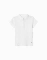 Zippy Baby Boy White Short Sleeve Polo Shirt