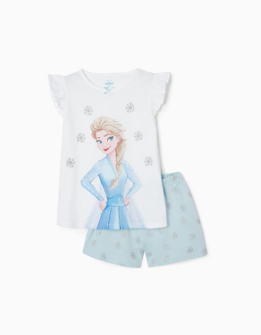 Zippy Girls Elsa T-Shirt And Shorts Pyjamas