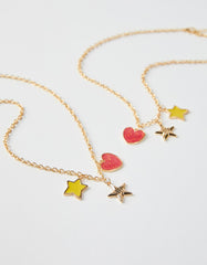 Zippy 2 Necklaces For Girls 'Bff', Golden