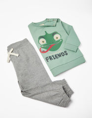 Zippy Baby Boys 'Chameleon' Sweatshirt & Joggers Set