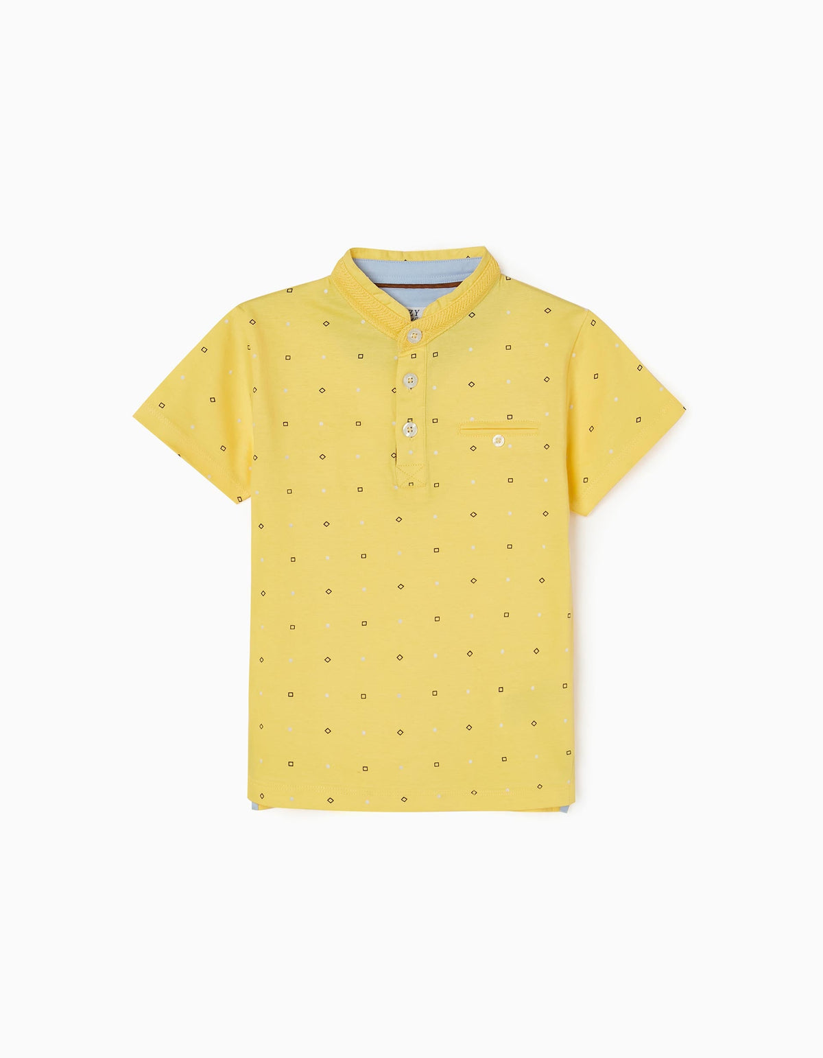 Zippy Boys Yellow Short-Sleeved Polo Shirt