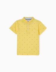 قميص بولو أصفر بأكمام قصيرة للأولاد من Zippy