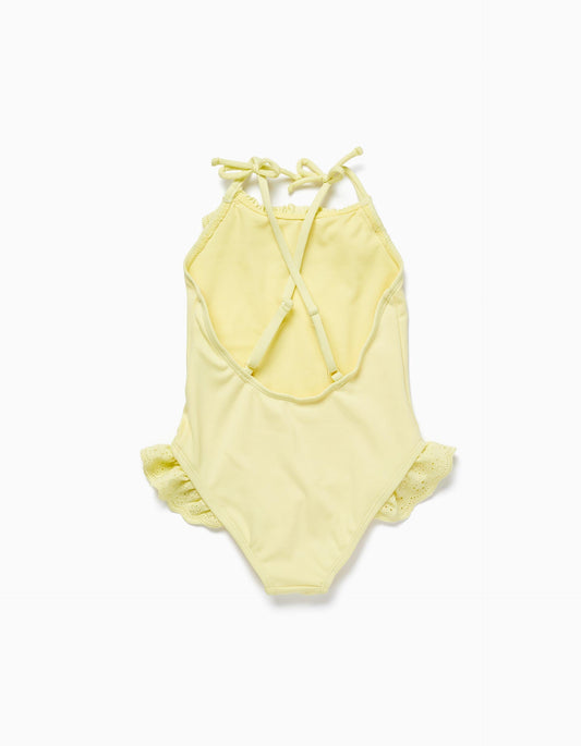 Zippy Swimsuit With English Embroidery For Girls