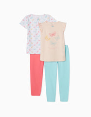 Zippy Girls Butterflies Set Of Two Pyjamas