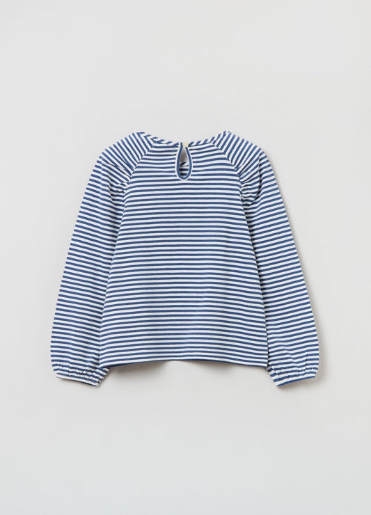 OVS Stretch Cotton T-shirt With Stripes