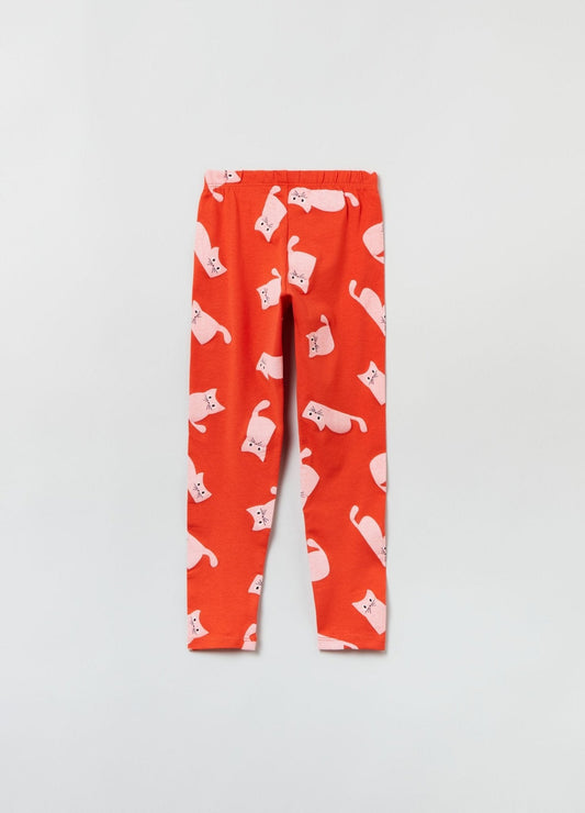 OVS Stretch Leggings With All-over Print
