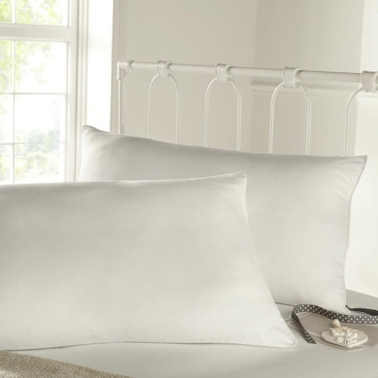Hollow Fiber Pillow Pair+White+48X76Cm